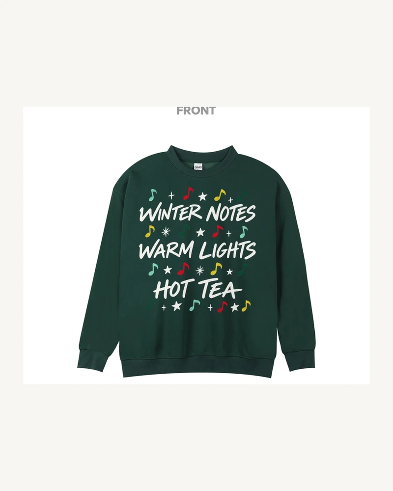 Winter Notes & Hot Tea Sweatshirt
