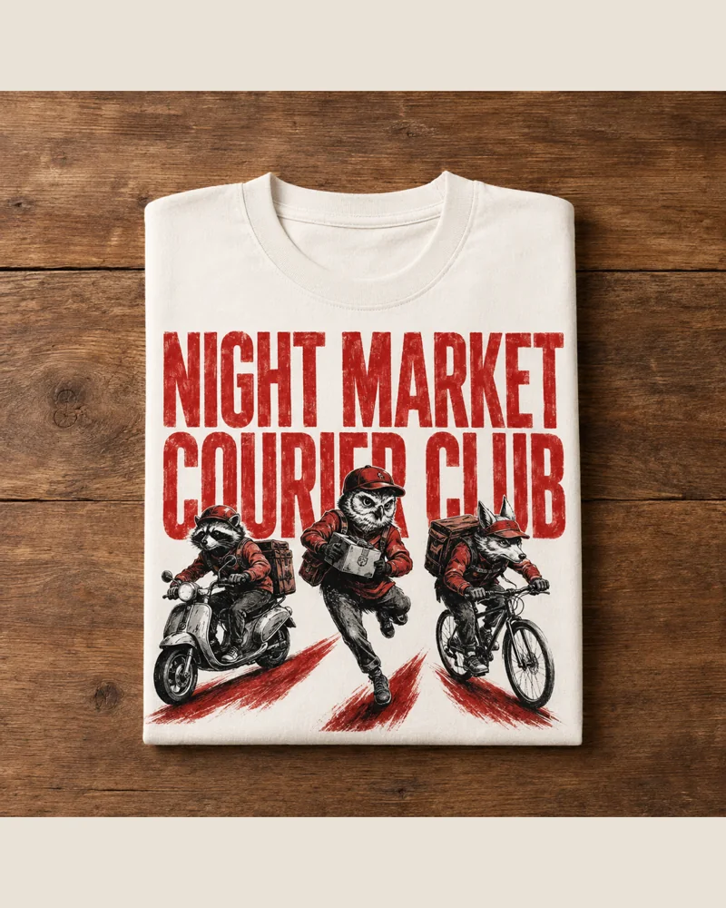 Night Market Courier Club T-shirt