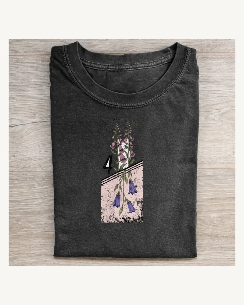 Four O'Clock Bellflower Graphic T-shirt