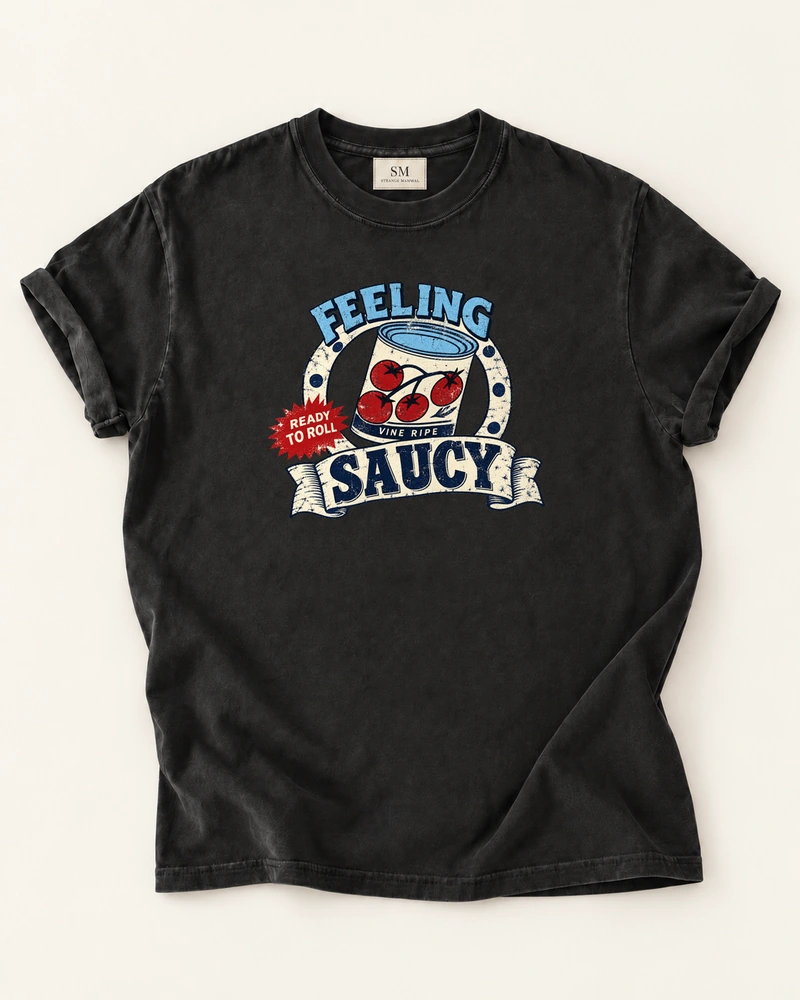 Feeling Saucy Tomato Can T-Shirt