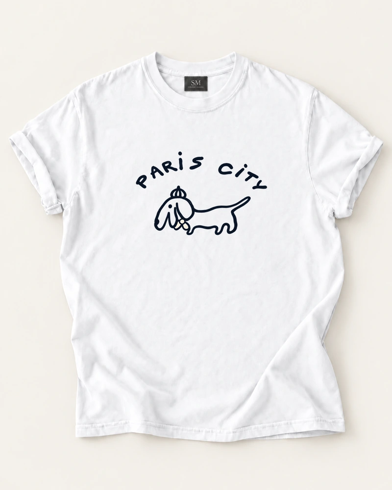 Paris City Dachshund T-Shirt