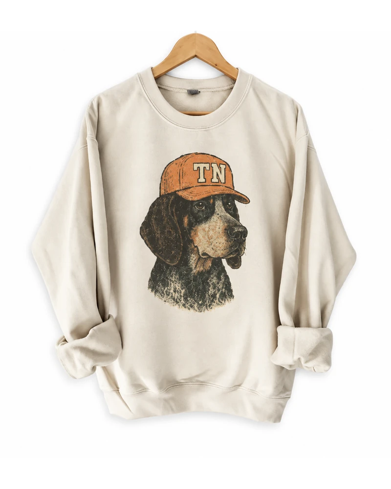 TN Cap Hound Vintage Sweatshirt — complete product view
