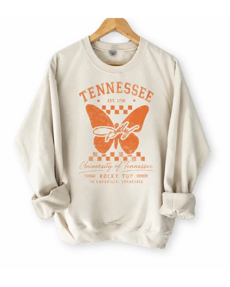 Tennessee Butterfly Graphic Sweatshirt — main view