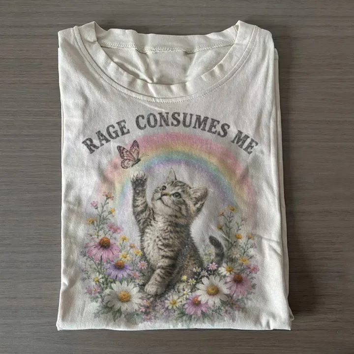 Vintage Rage Consumes Me T-shirt