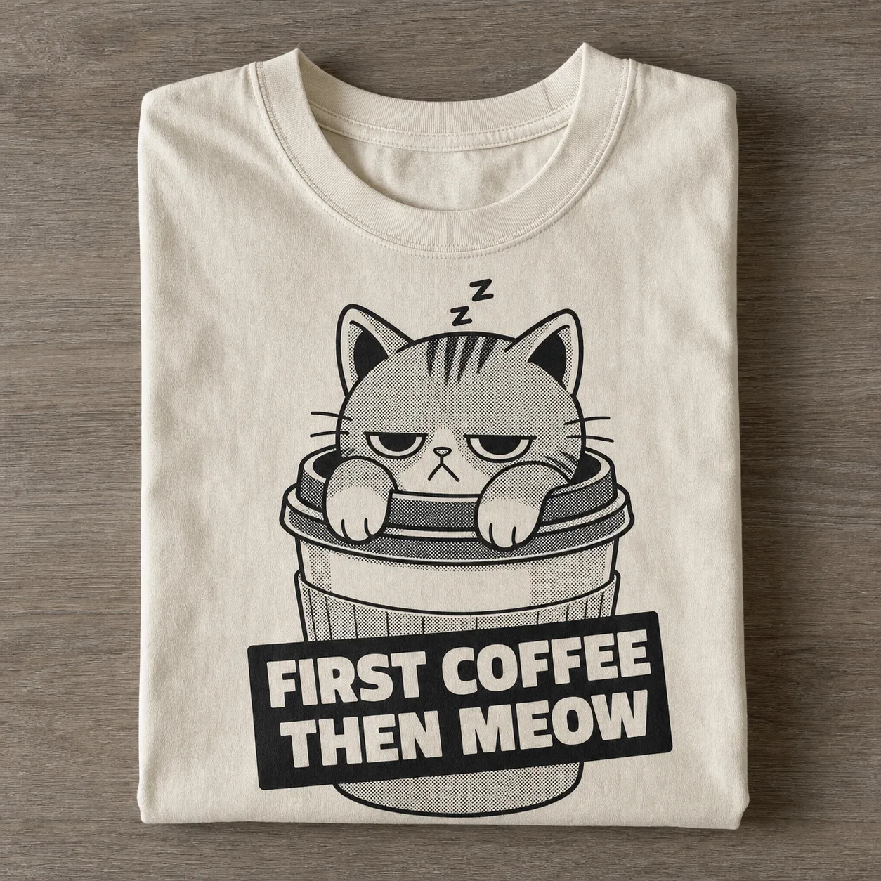 First Coffee Then Meow T-shirt
