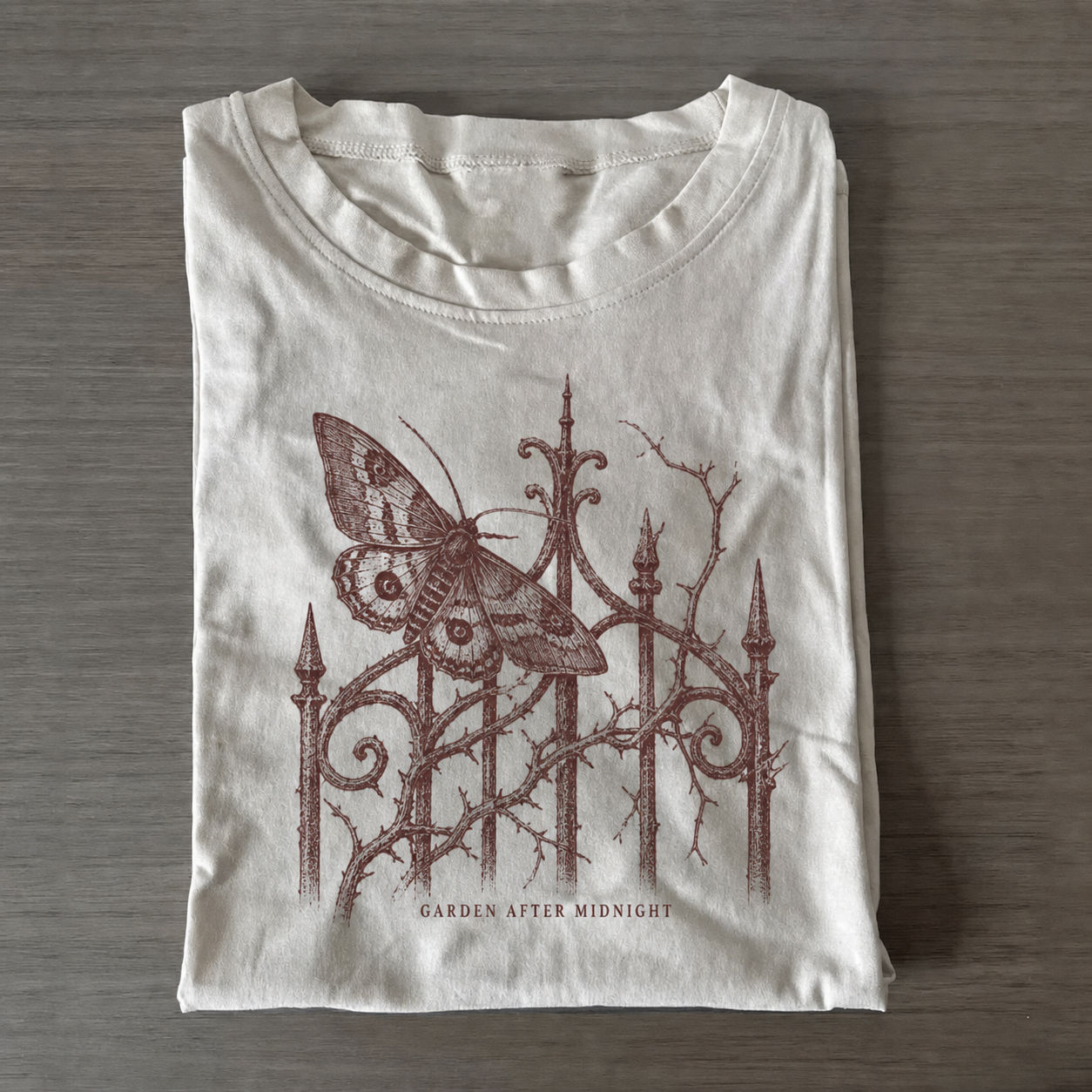 Garden After Midnight Gothic Moth T-shirt